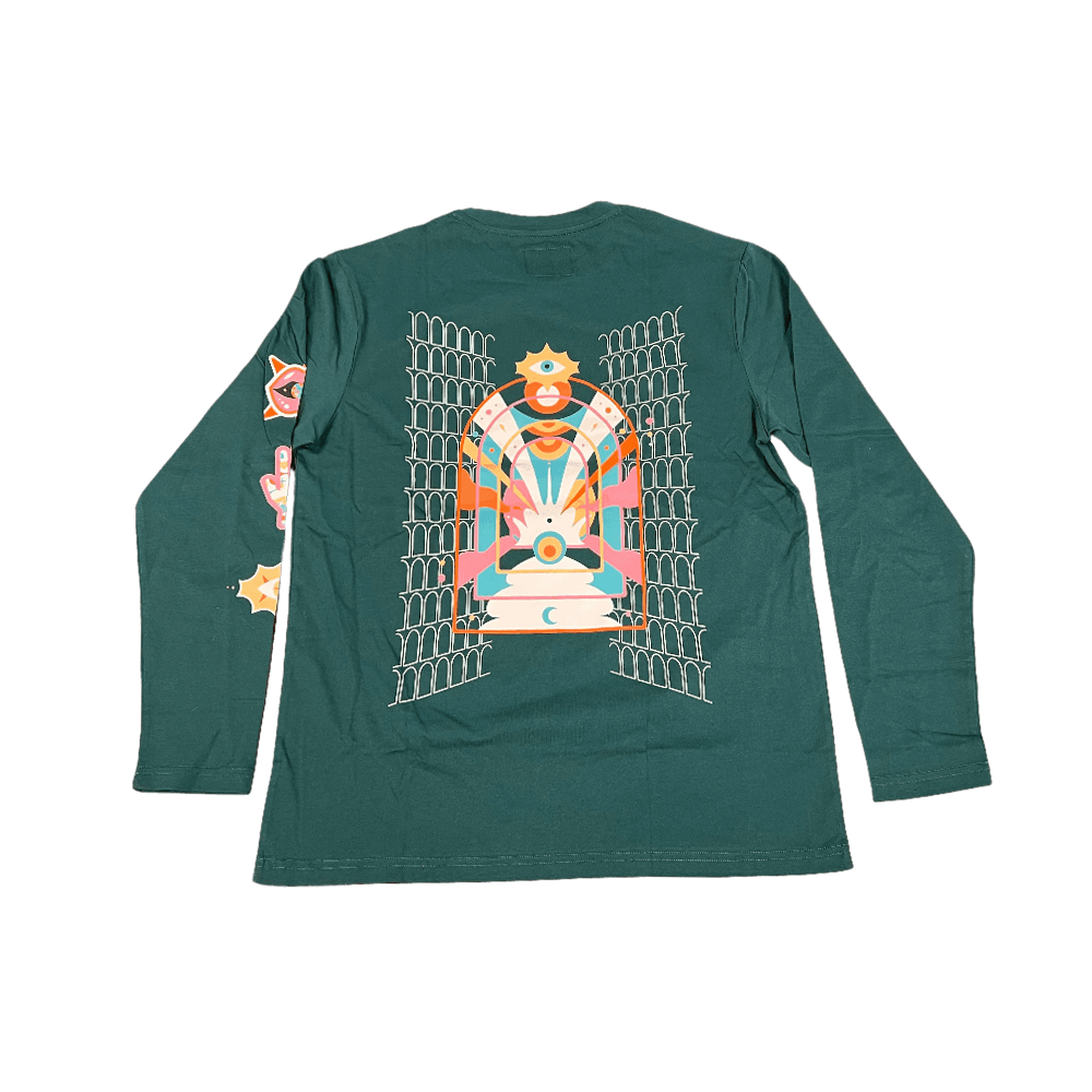 Ricochet Long Sleeve Tee (forest green)