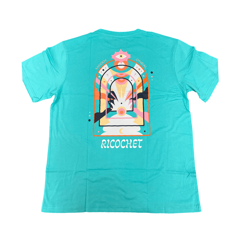 Ricochet Tee (aqua)